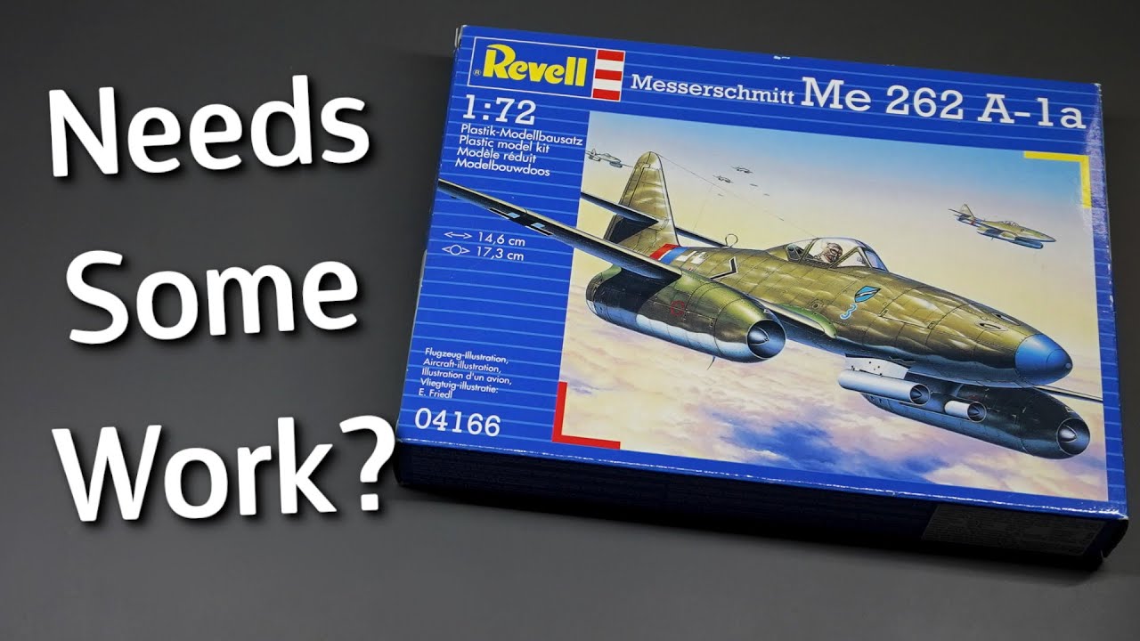 A Bit Tired? The Revell Messerschmitt Me 262 A-1a Plastic Model Kit in 1/72 Scale - Unboxing Review