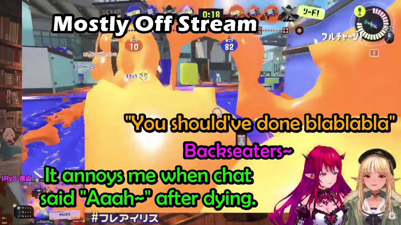 IRyS, Flare and Akirose Share The Same Feeling When Playing Splatoon Seriously