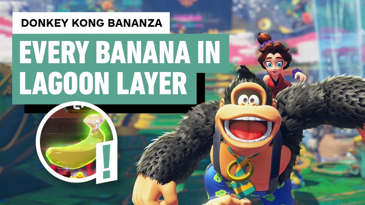 Donkey Kong Bananza: Lagoon Layer - All Banana Locations