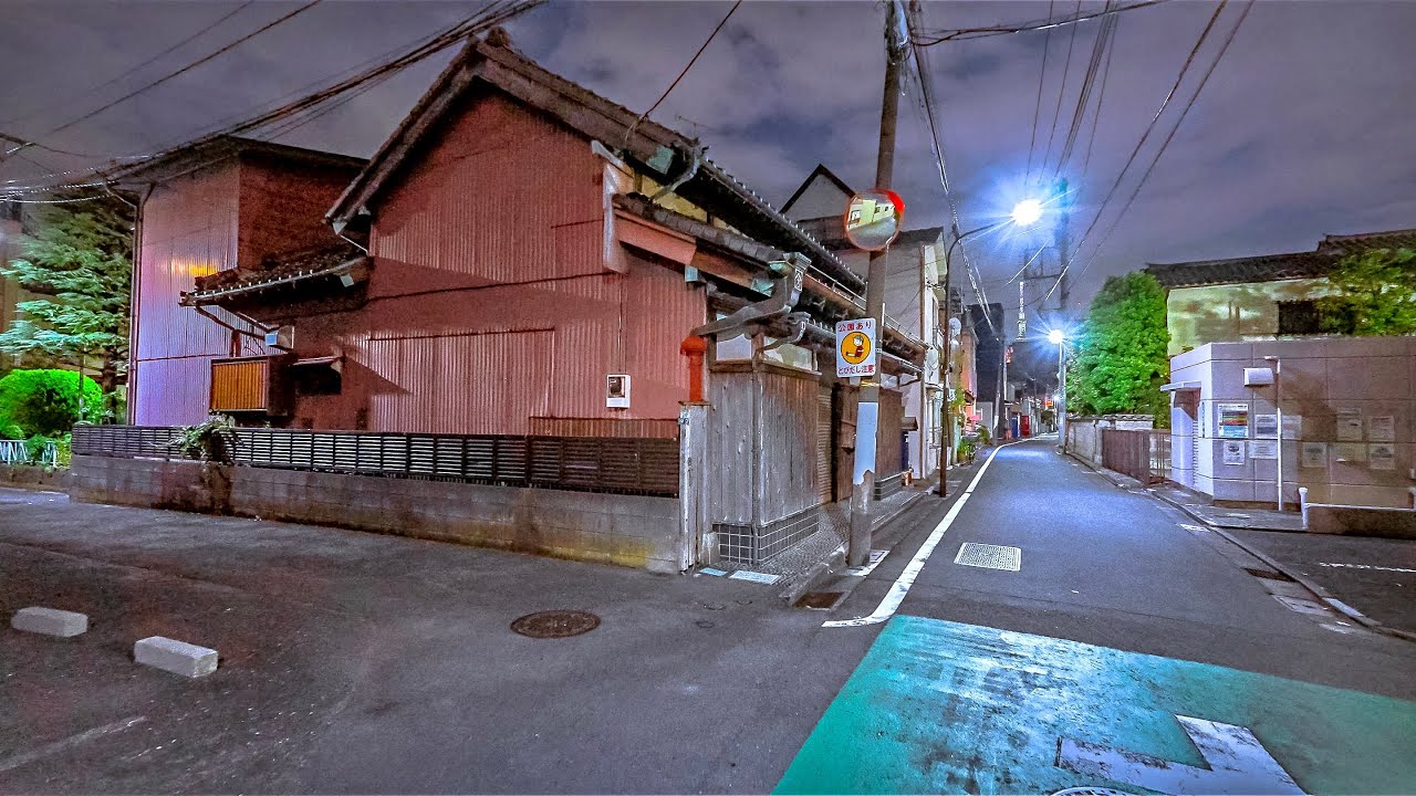 Summer Night Walk Around Suburban Tokyo, Japan • 4K HDR
