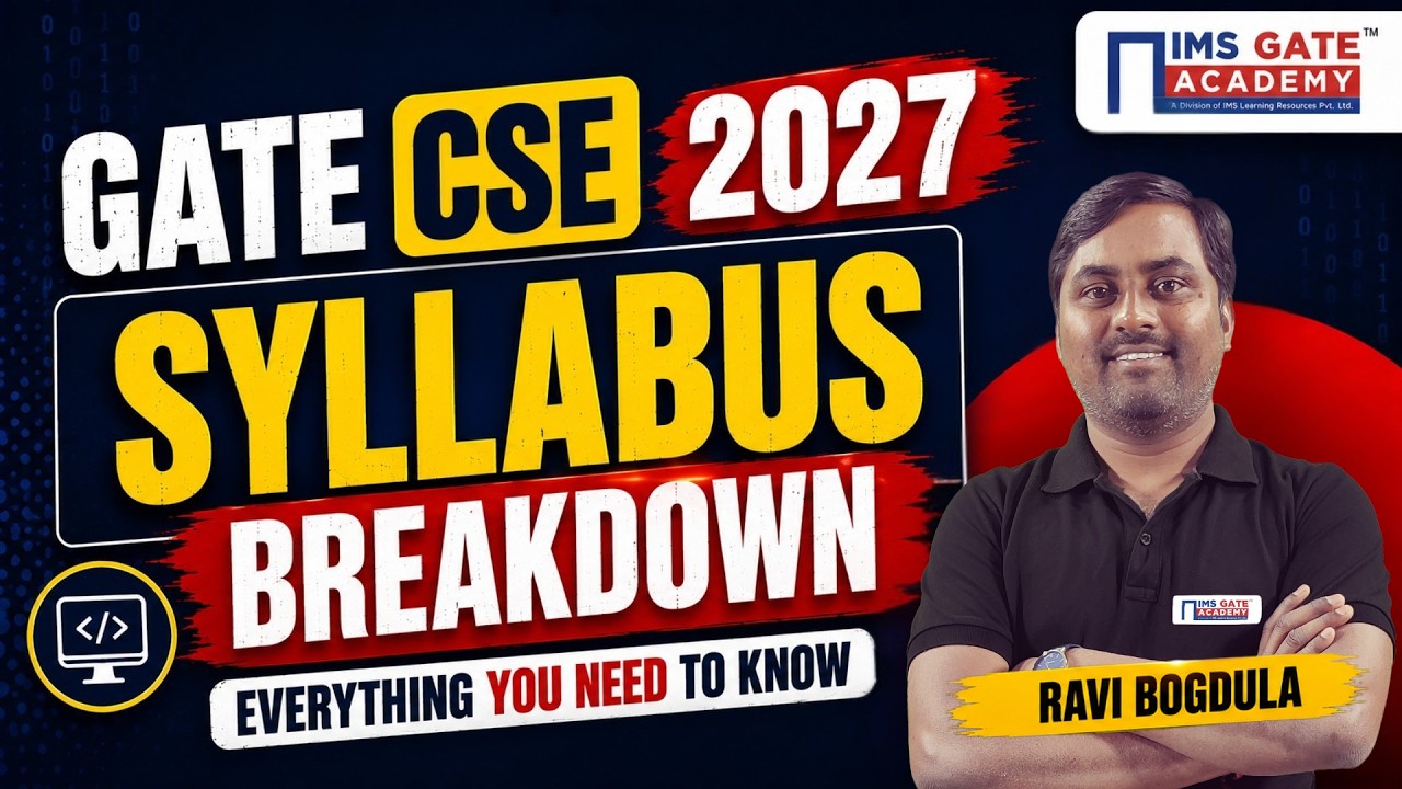 Разбор программы экзамена GATE CSE 2027: всё, что нужно знать | Рави Богдула