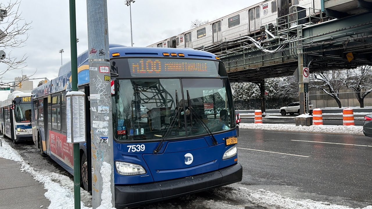 Full Ride 2018 XD40 #7539 on M100 to Manhattanville St Nicholas Av W 125 St via Bway & Amsterdam Av