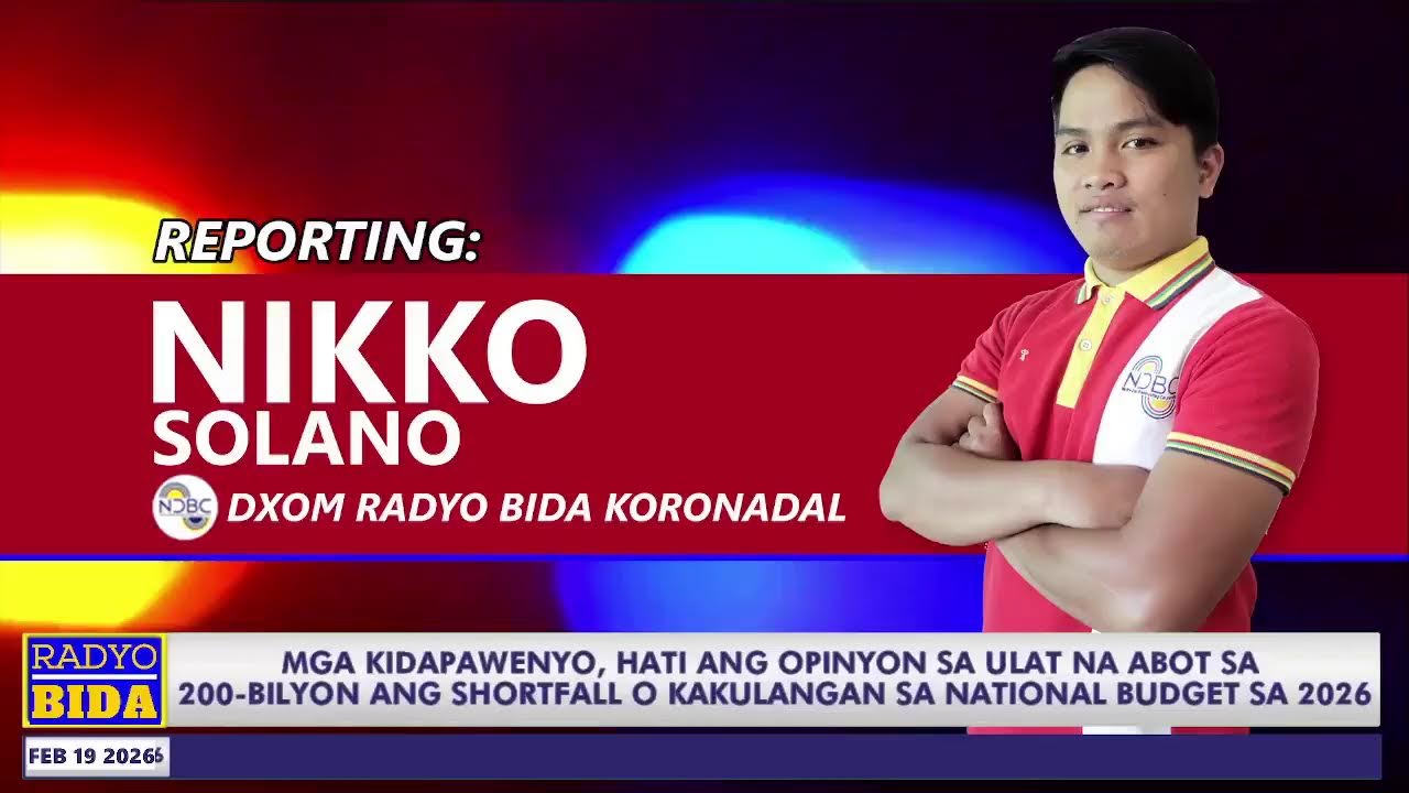 PROGRAM TITLE: Bida Bantayan DATE: February 19, 2026