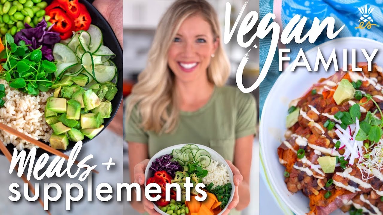 What We Ate Today + Supplements We Take | Vegan Family