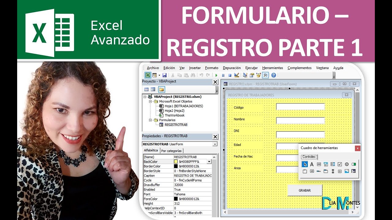 COMO crear FORMULARIO DE REGISTRO (ENTRADA) usando MACROS 🏆 - PARTE 1 [Sencillo]