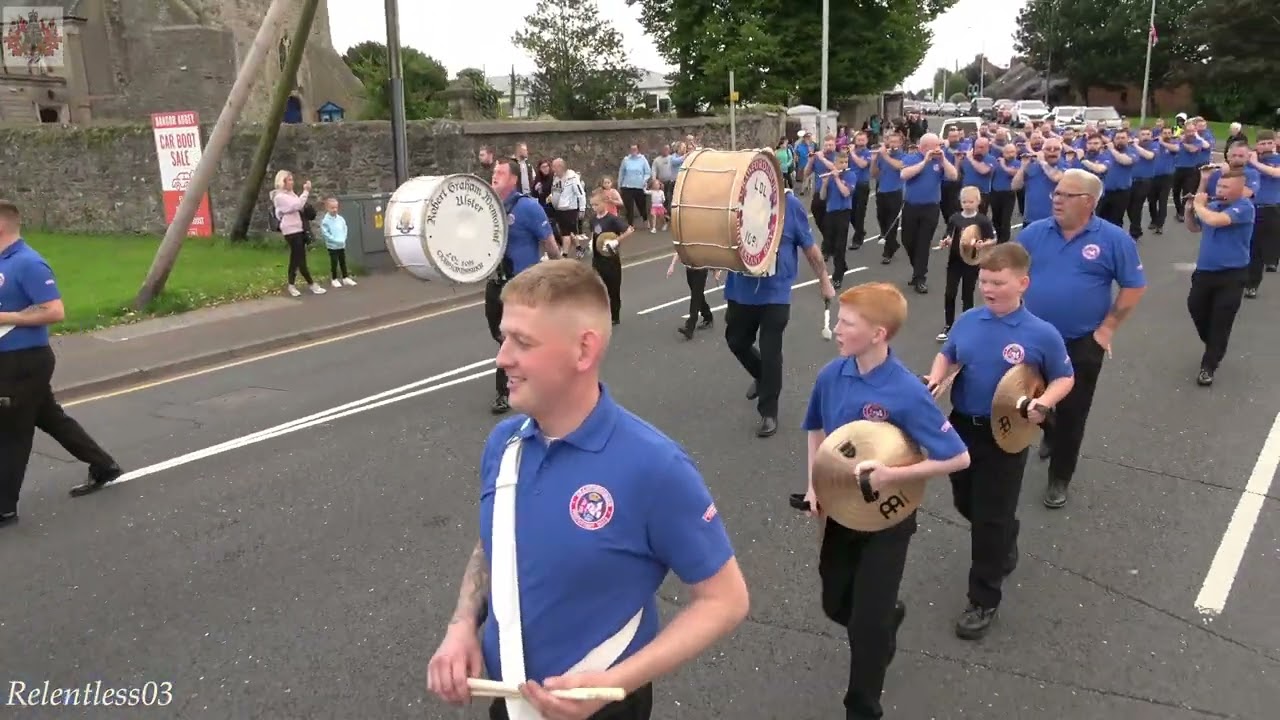 Crawfordsburn Protestant Boys (Full Clip 4K) @ RGM's 50th Ann. Parade ~ Bangor ~ 28/07/23 (4K)