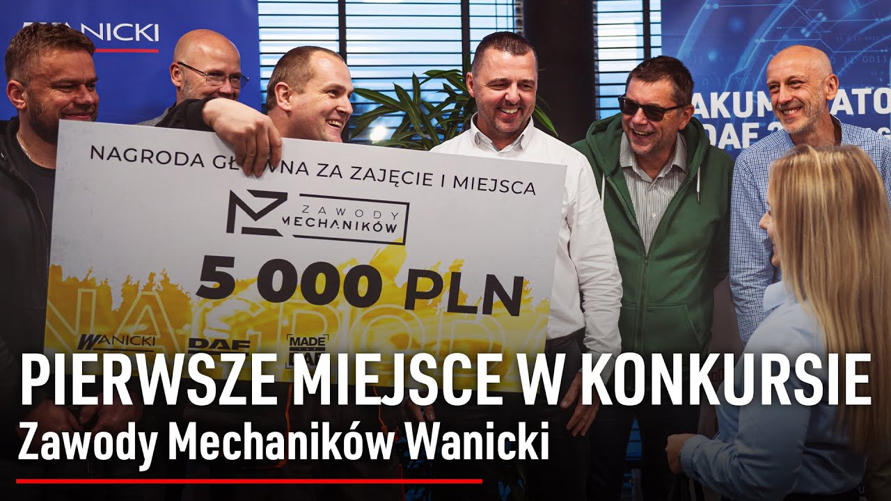 Najlepszy MECHANIK CIĘŻAR&Oacute;WEK w Polsce | Wanicki Trucks