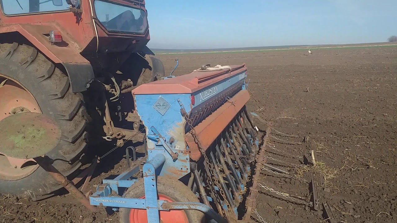Tractor jd 6920S și utb 650, pregătit și semănat.
