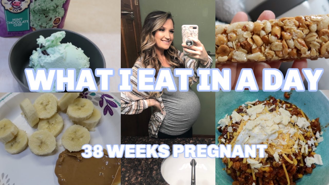WHAT I EAT IN A DAY | 38 WEEKS PREGNANT | HEALTHY PREGNANCY| Felicia Keathley