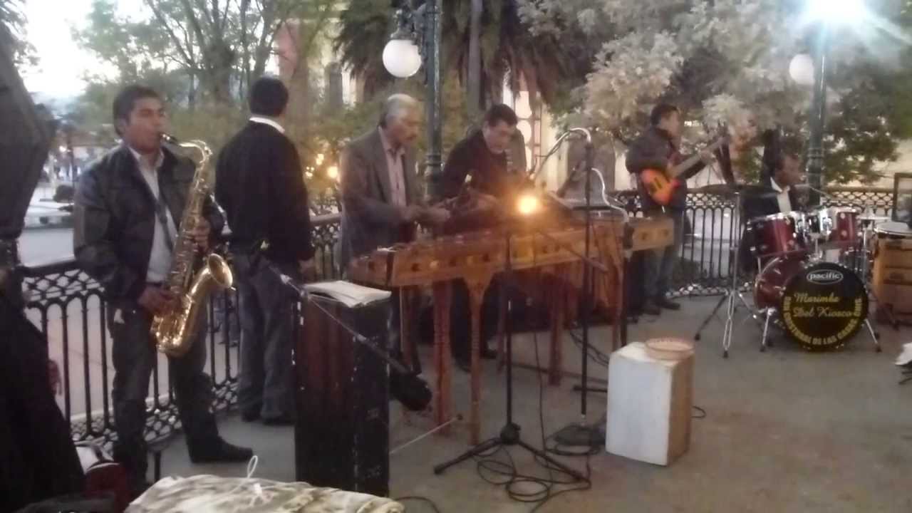 Marimba and saxaphone music, Palenque, Mexico