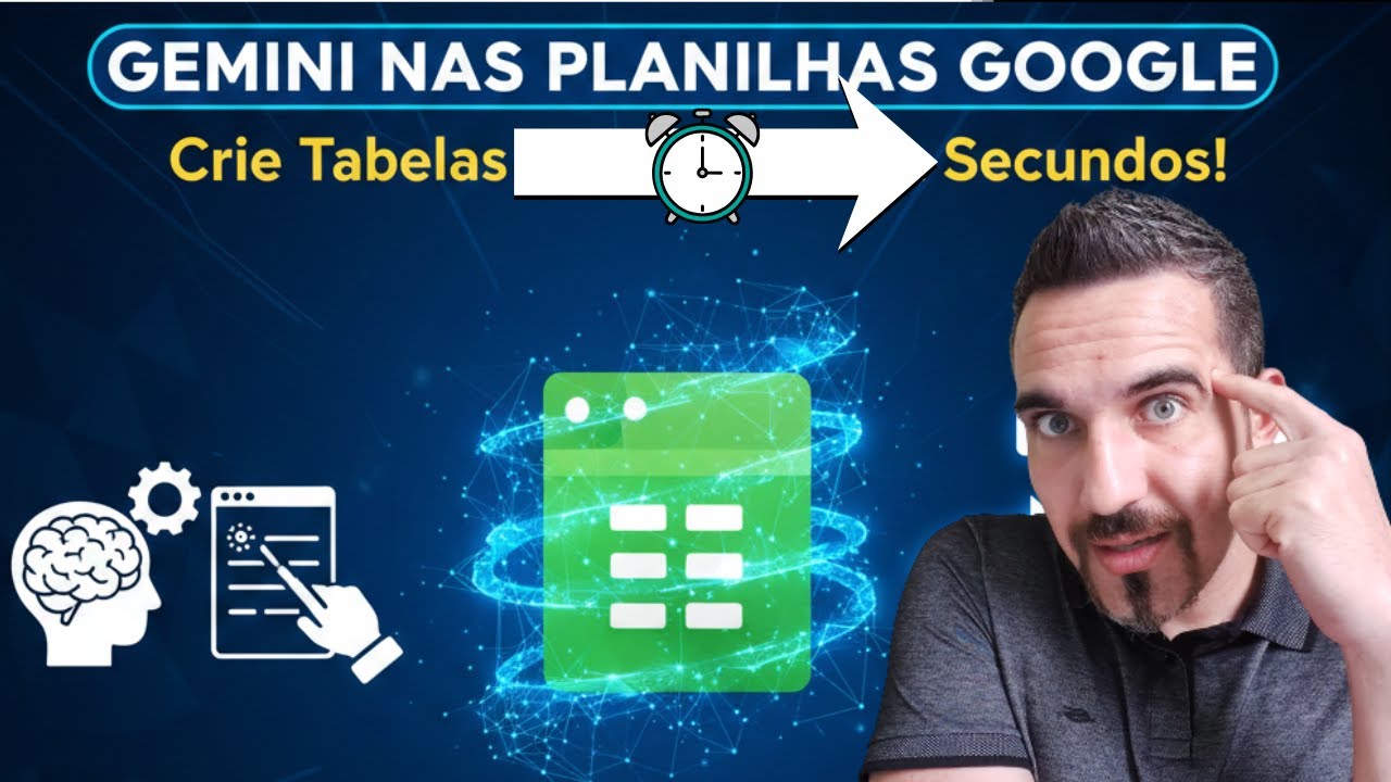 GEMINI (IA) nas Planilhas Google para CRIAR TABELAS | Planilhas Google
