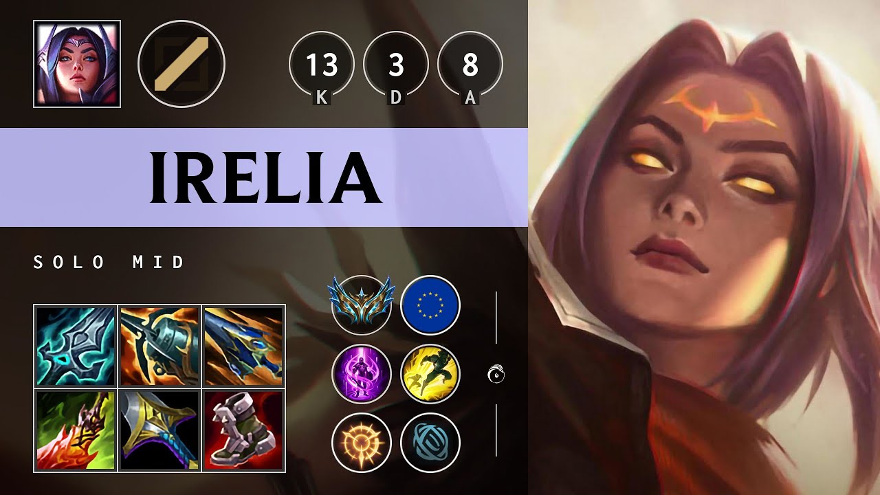 Irelia Mid vs Orianna: Unstoppable - EUW Challenger Patch 14.23