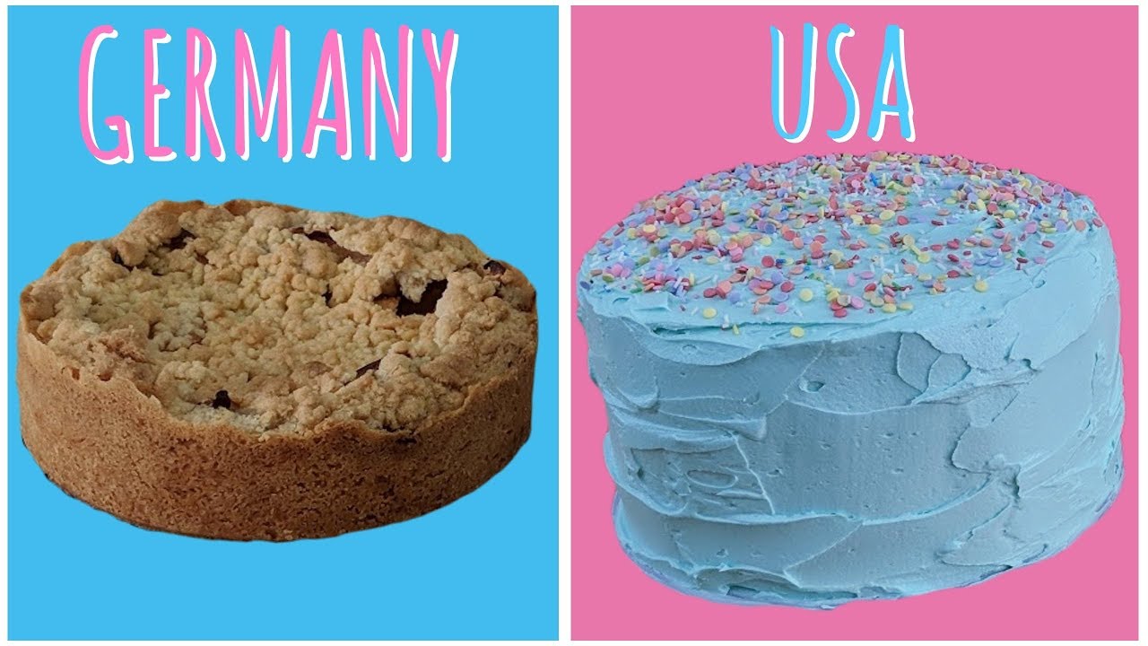 WOW!! CAKES SO DIFFERENT in Germany & USA 🎂🍰