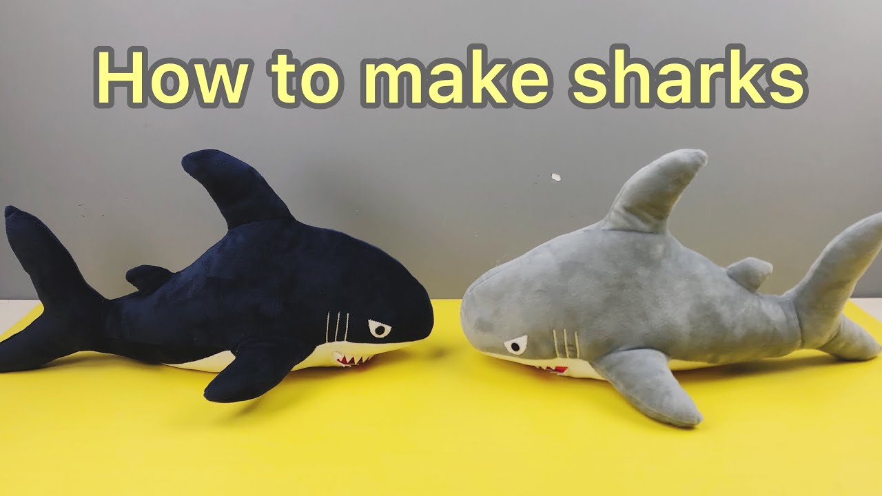 How to make a stuffed shark //サメのぬいぐるみの作り方