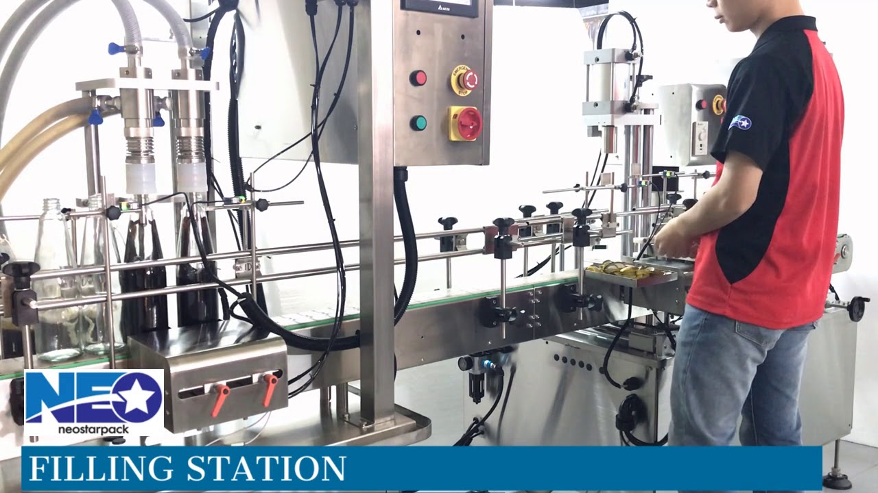 Soy Sauce Semi-Automatic Filling Capping Line (Crown Corks+Plastic Cap) |Neostarpack