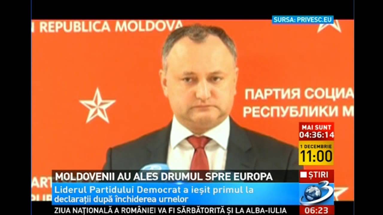 Rezultate FINALE, alegeri Republica Moldova - 01.12.2014 ( HD )