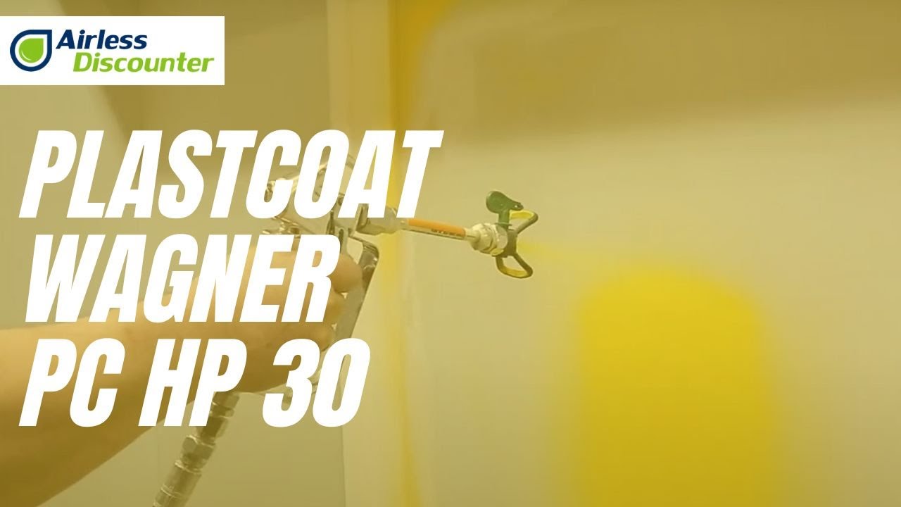 Demostración de la máquina PlastCoat Wagner PC HP 30 | Airless Discounter