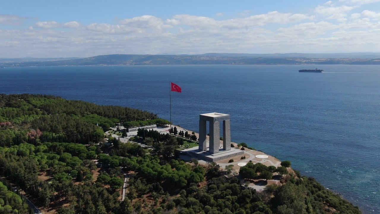 Çanakkale Şehitlik Abidesi, Diğer Şehitlik Anıtları ve Sahra Hastanesi Müzesi Görüntüsü Ekim 2021