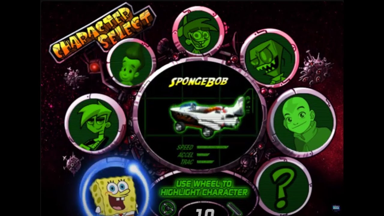 Nicktoons Nitro - SpongeBob - Gameplay (TeknoParrot)