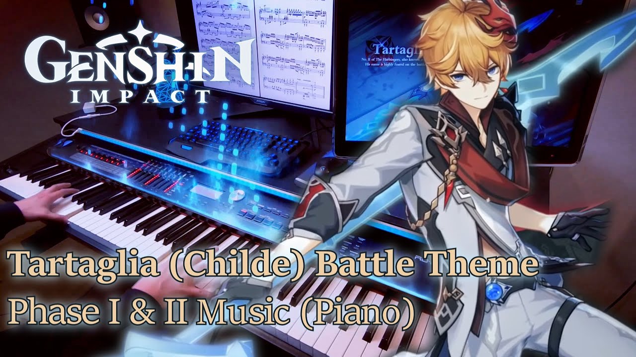 Genshin Impact/Never-Ending Performance (Tartaglia (Childe) Battle Theme Phase 1 & 2) Piano Cover