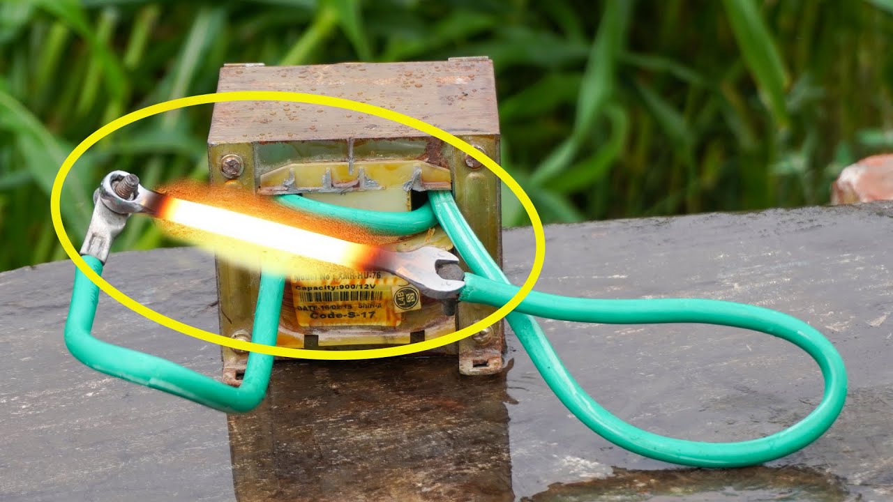 How to make Spot Welding Machine From Old Inverter Transformer very easy