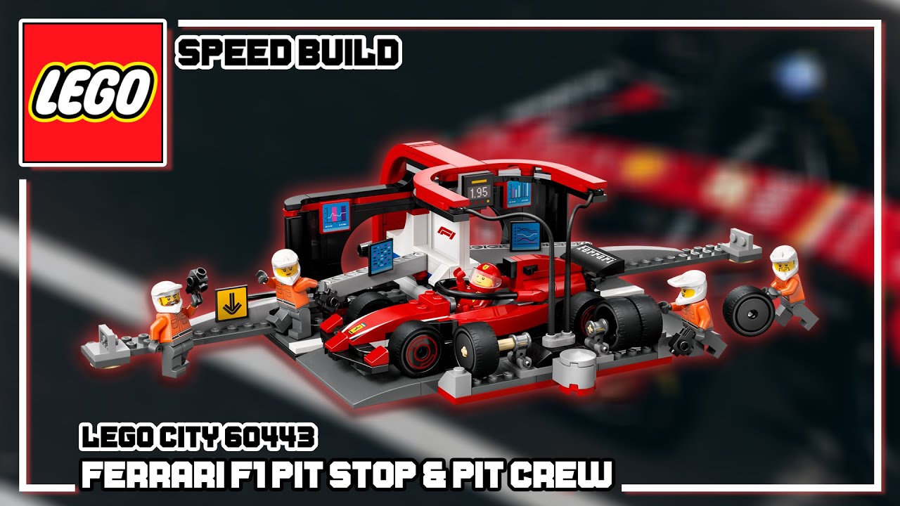 LEGO City 60443 | F1 Pit Stop - Speed Build