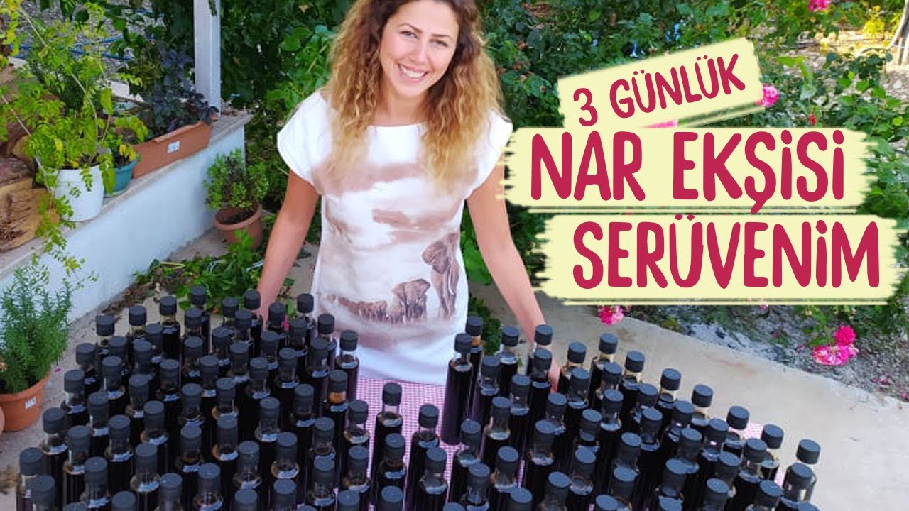 DOĞAL NAR EKŞİSİ YAPTIM | TÜM AŞAMALARI VE EĞLENCELİ SOHBET