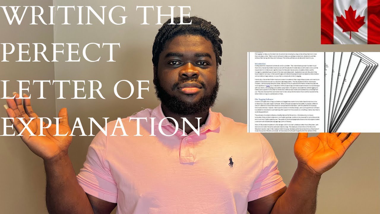 HOW TO WRITE THE PERFECT LETTER OF EXPLANATION FOR A CANADIAN 🇨🇦STUDY PERMIT APPLICATION