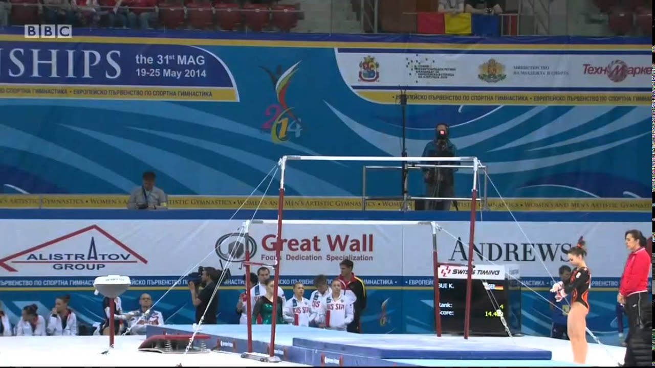 Uneven Bars Final 2014 Euros