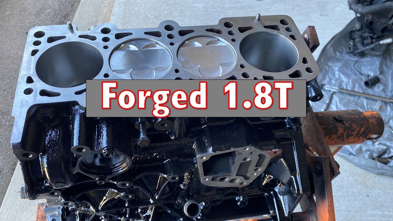 Big Turbo Audi TT block is assembled