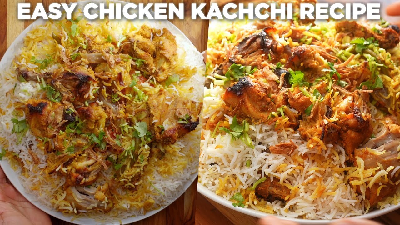 The Easiest Chicken Kachchi Recipe | Easy Chicken Kachchi Biriyani  Recipe