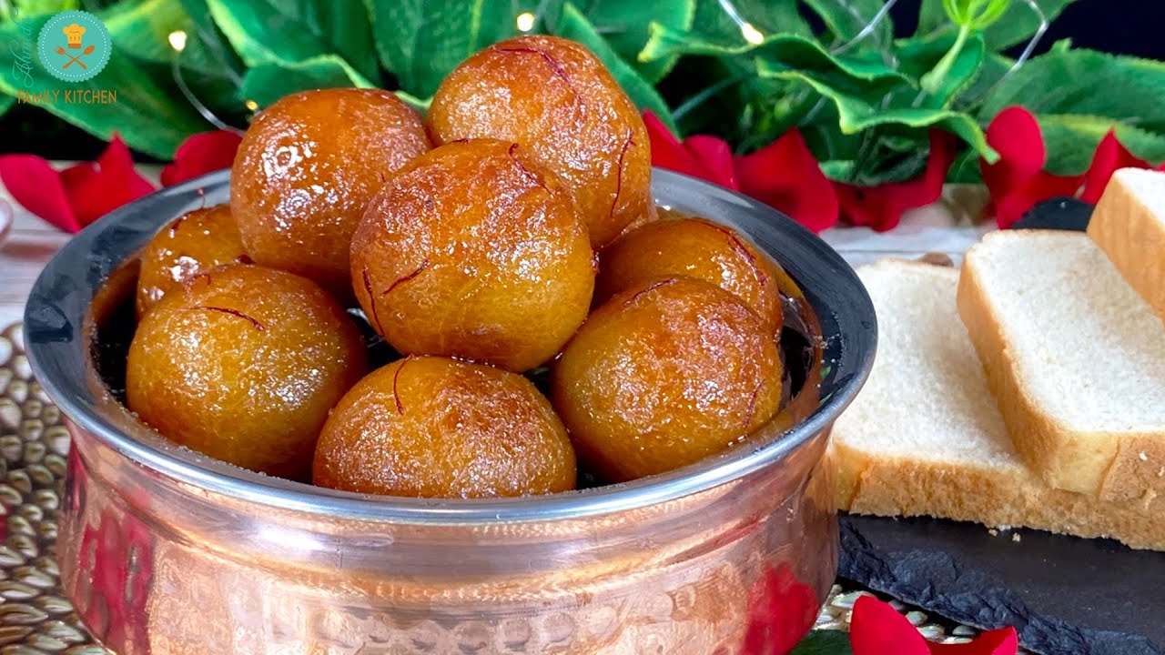 Instant Bread Gulab Jamun with Only 2 Ingredients | 10 Minutes Recipe | Ramazan & Eid Special Recipe