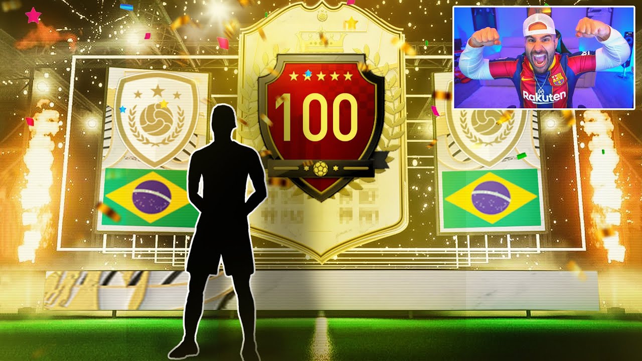 OMG!! I PACKED A ICON!! INSANE TOP 100 REWARDS! FIFA 21