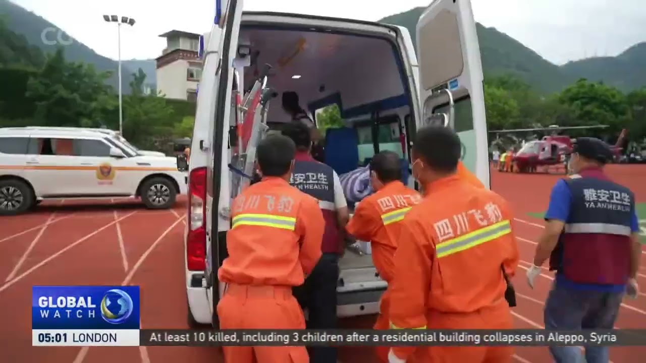 Death toll from Monday's magnitude-6.8 quake in southwestern China's Sichuan stands at 82