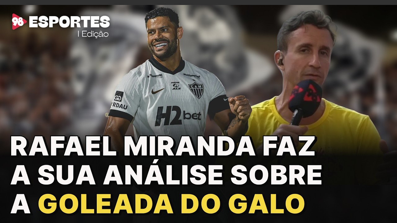 Lucas Gonçalves deveria ser o técnico do Galo? Bancada no 98 Esportes analisa goleada do Atlético