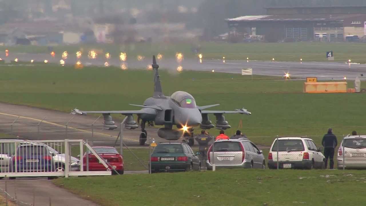 Gripen NG Demonstrator at Airbase Emmen - January 2013