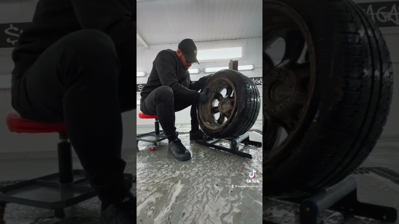 Felgi nie myte od lat #detailing #cleaning #shortvideo