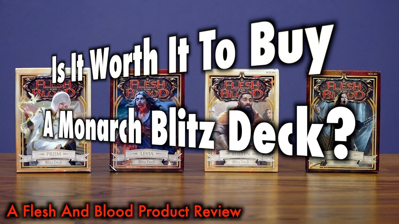 Стоит ли покупать колоду Monarch Blitz? Обзор продукта Flesh and Blood