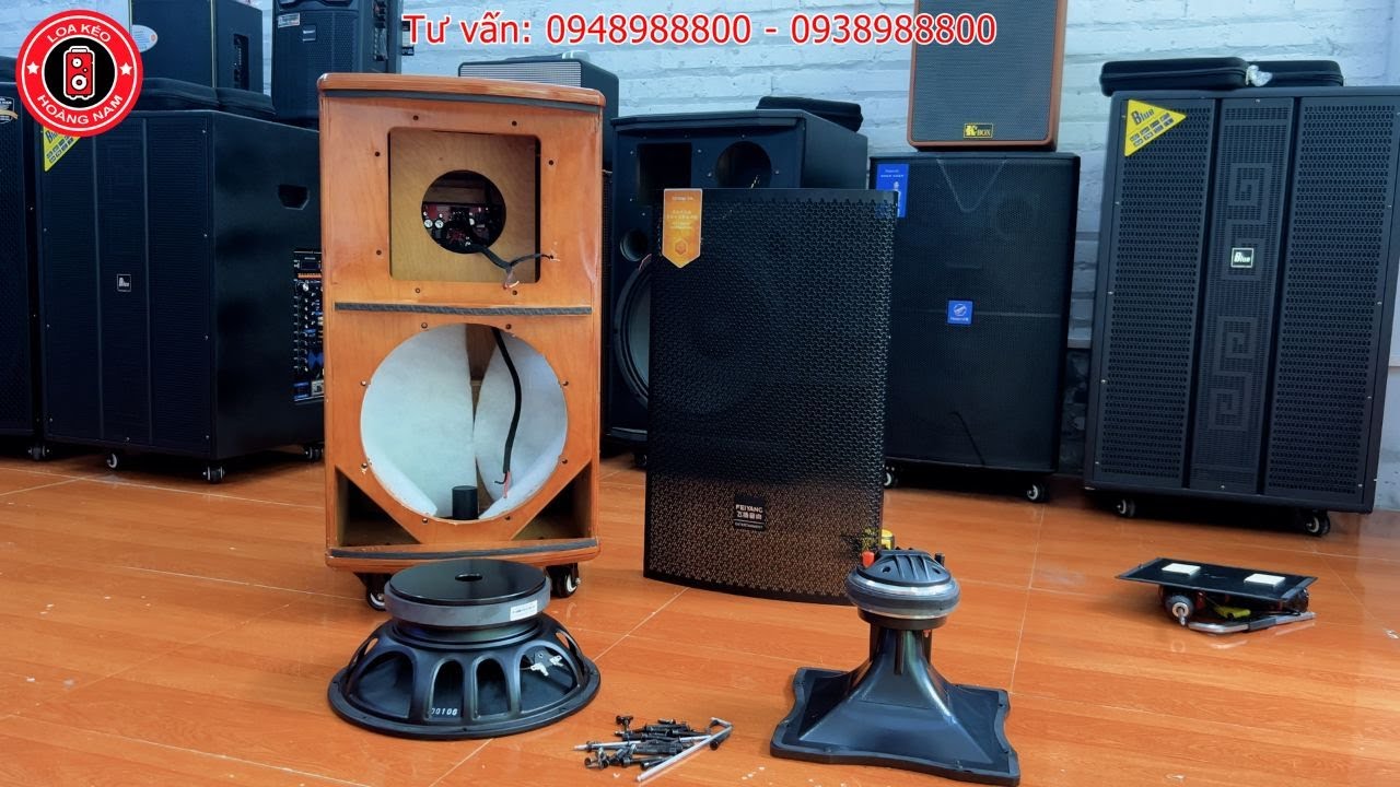 Khám phá nội thất chiếc loa kéo bass 30cm đắt nhất xem có gì