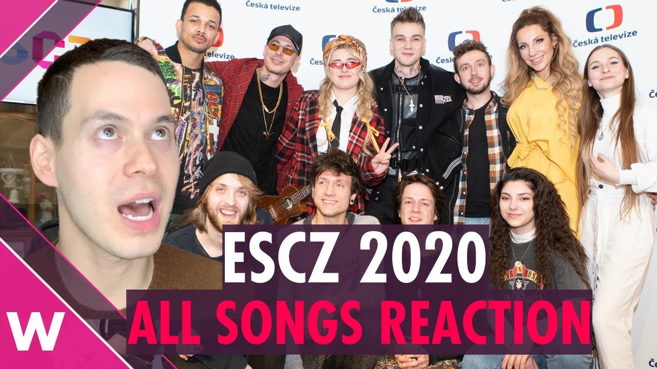 ESCZ 2020 Reaction | Czech Republic Eurovision Selection | All 7 songs