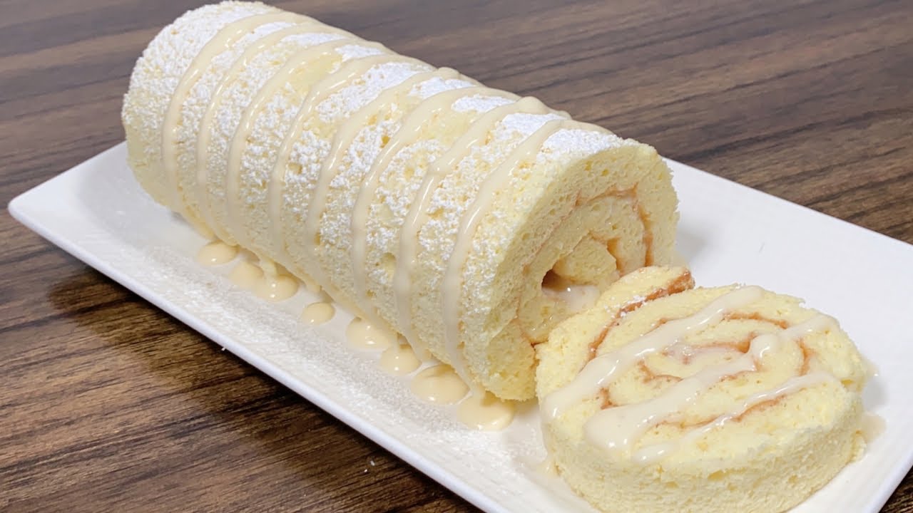 Lemon Swiss Roll Perfect Recipe #pianono