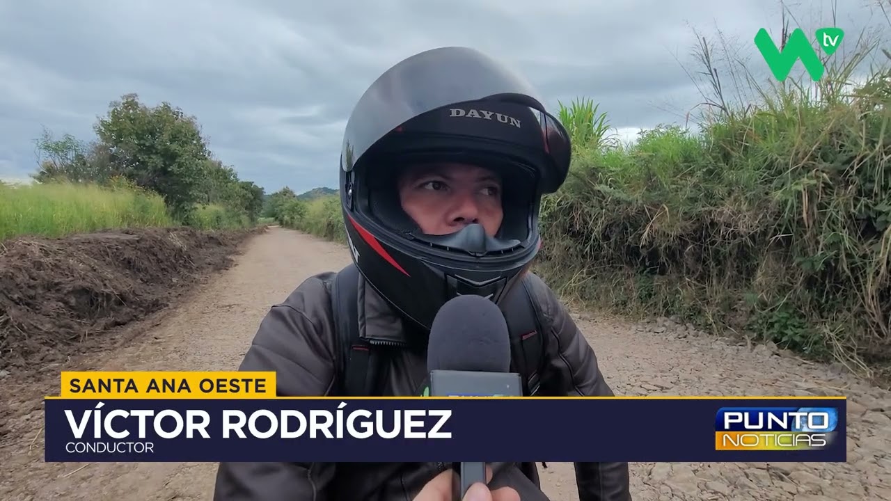 Santa Ana Oeste - Reparación de calle hacia San Juan Chiquito