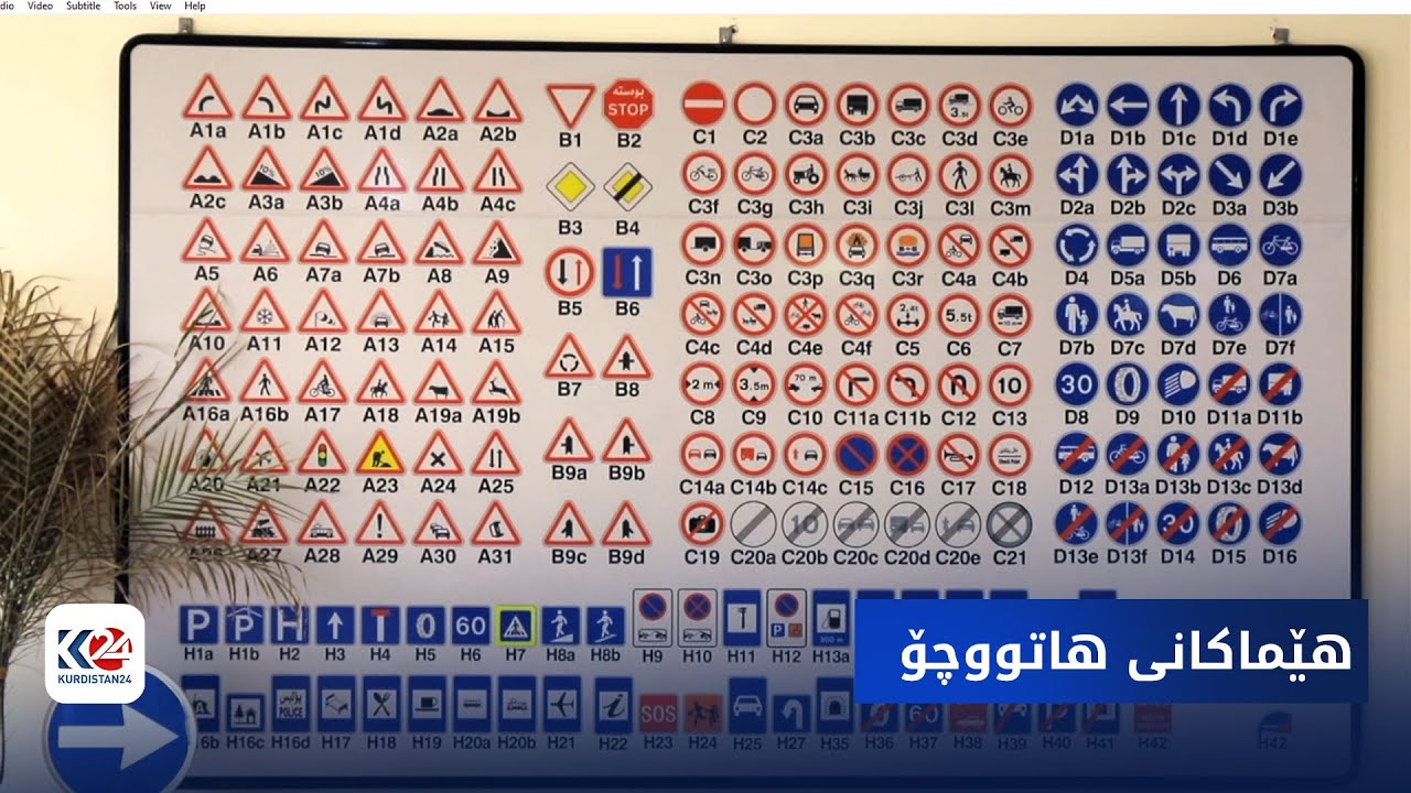 ترافیک | هێماکانی هاتووچۆ