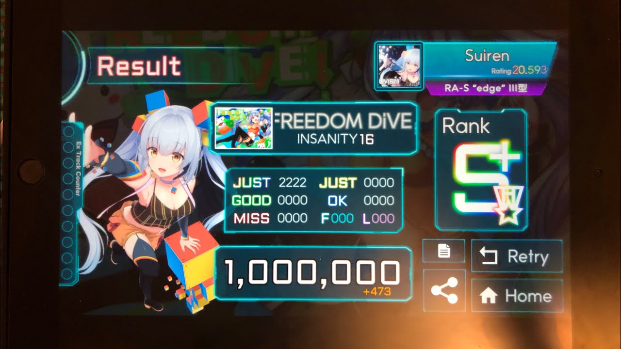 FREEDOM DiVE↓ Insanity 理論値 【TAKUMI】