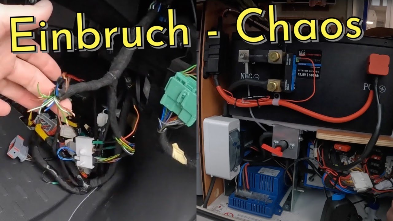 Einbruch ins Wohnmobil - alles kaputt gemacht - Chaos!