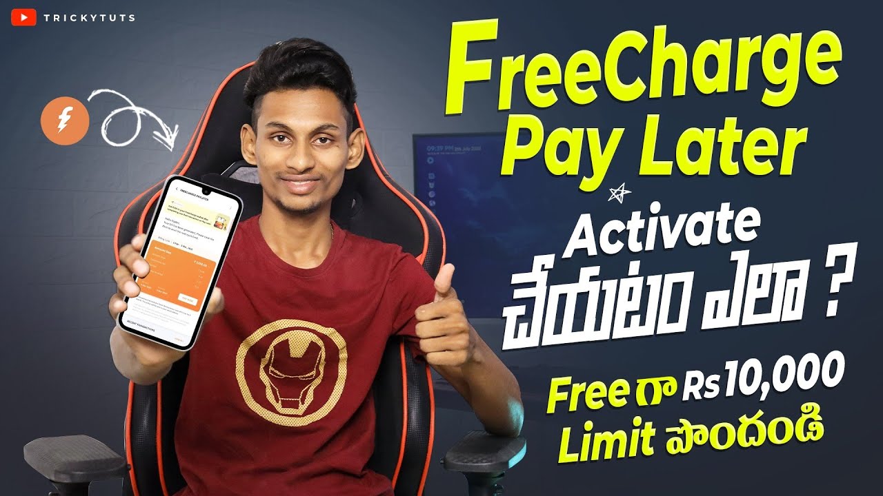 FreeCharge Pay Later In Telugu | How To Get Credit Limit In Telugu | By TrickyTuts
