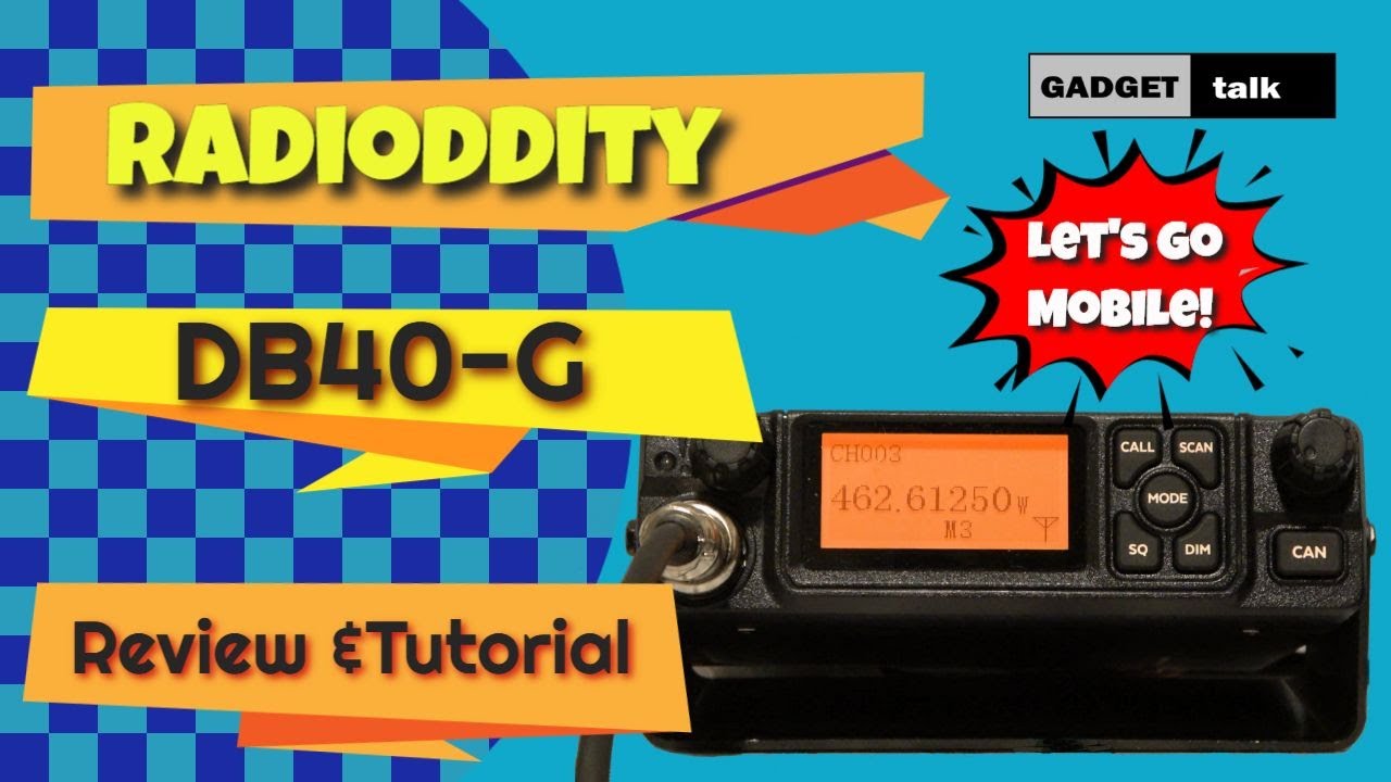 DB40-G GMRS Mobile Transceiver. Let's Go GMRS  Mobile!
