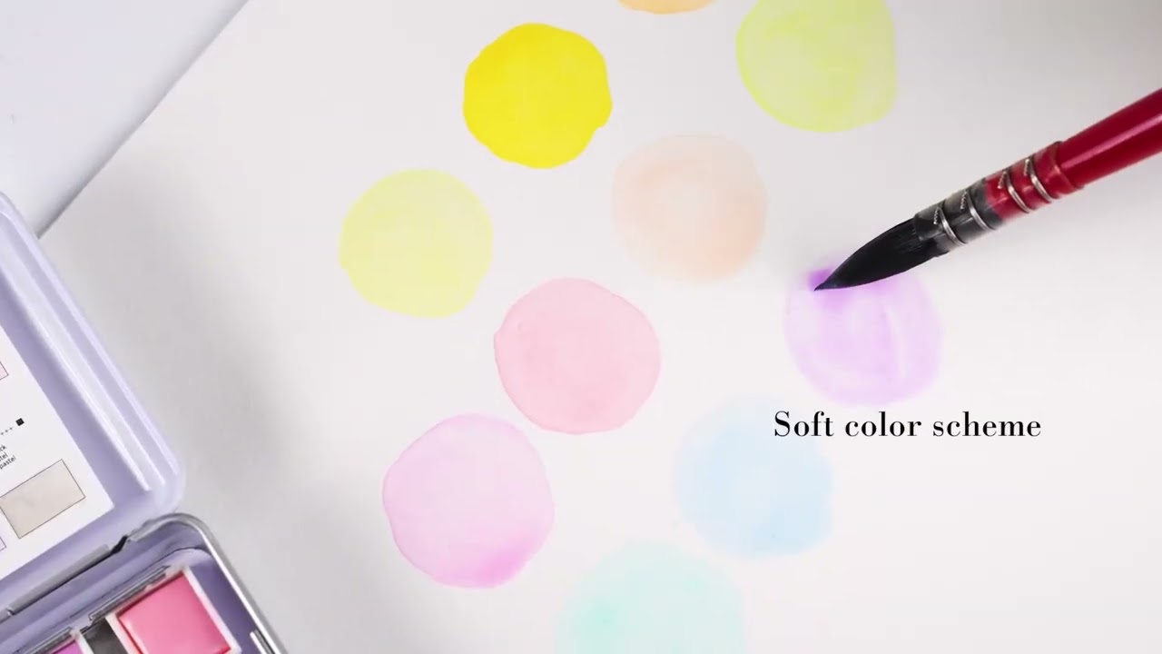 PHOENIX soft watercolors: The ultimate artist's dream palette#watercolorpainting#phoenixartsupplies