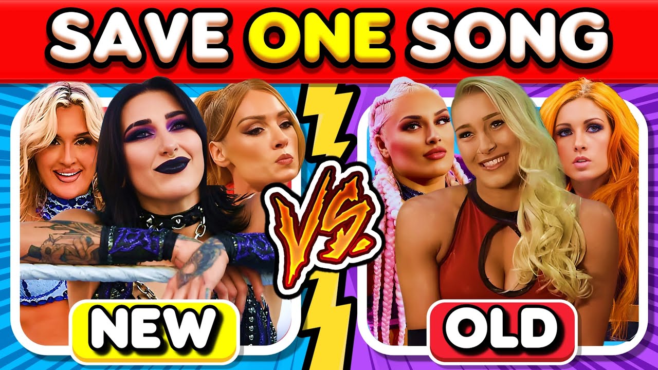 Save ONE WWE Women's Song! 🎶 Old vs New Theme Songs Battle 💪💖  WWE Music Quiz