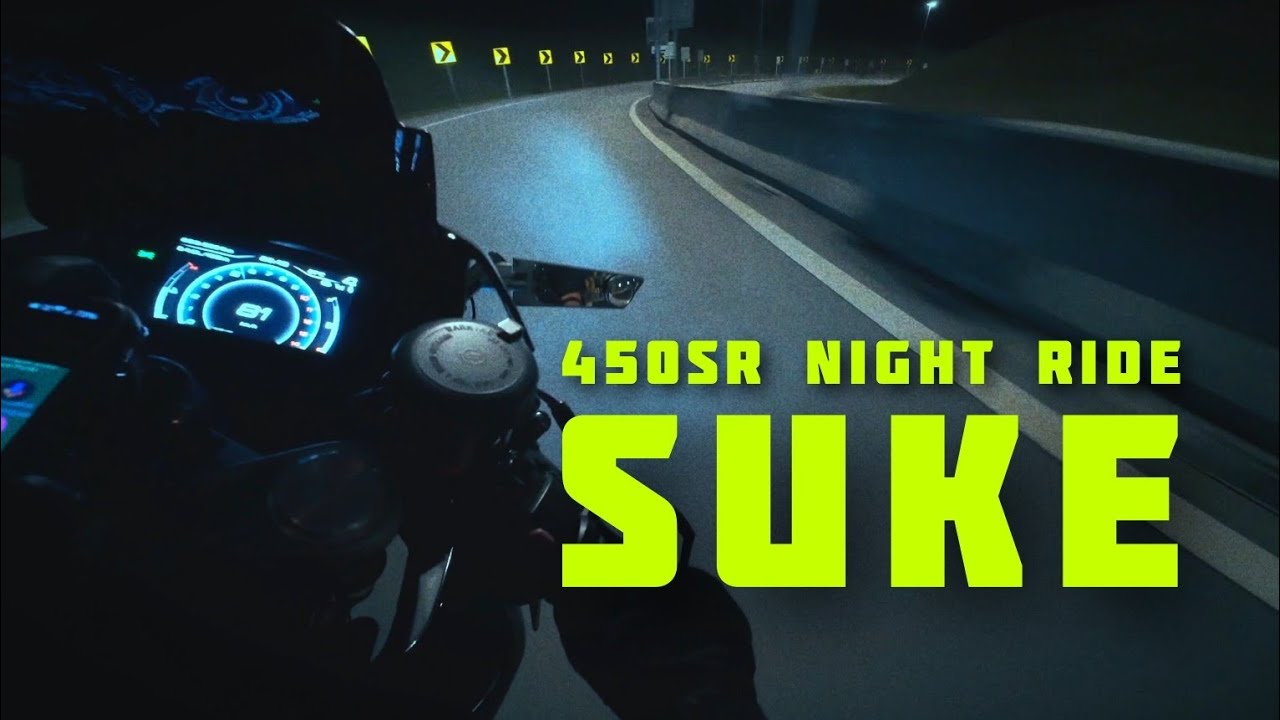 SUKE NIGHT RUN | CFMOTO 450SR | Pure Sound Motovlog | DJI Osmo Action 4 + Mic Mini
